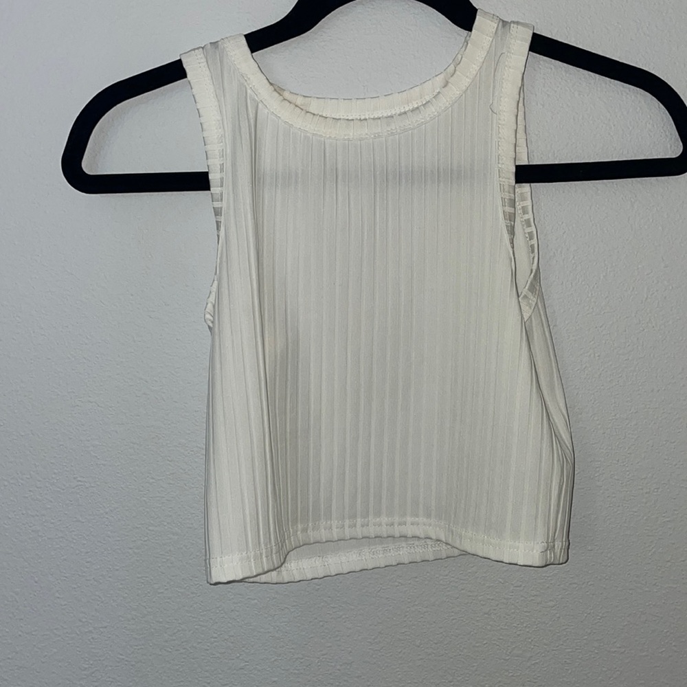 White Crop Top